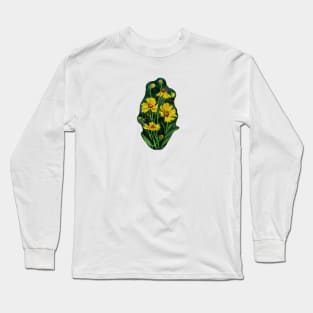 yellow flowers Long Sleeve T-Shirt